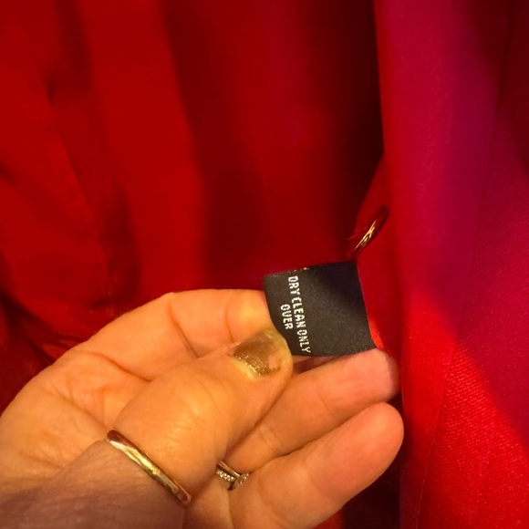 Linda Allard  for Ellen Tracy Vintage Red Jacket - Picture 13 of 14